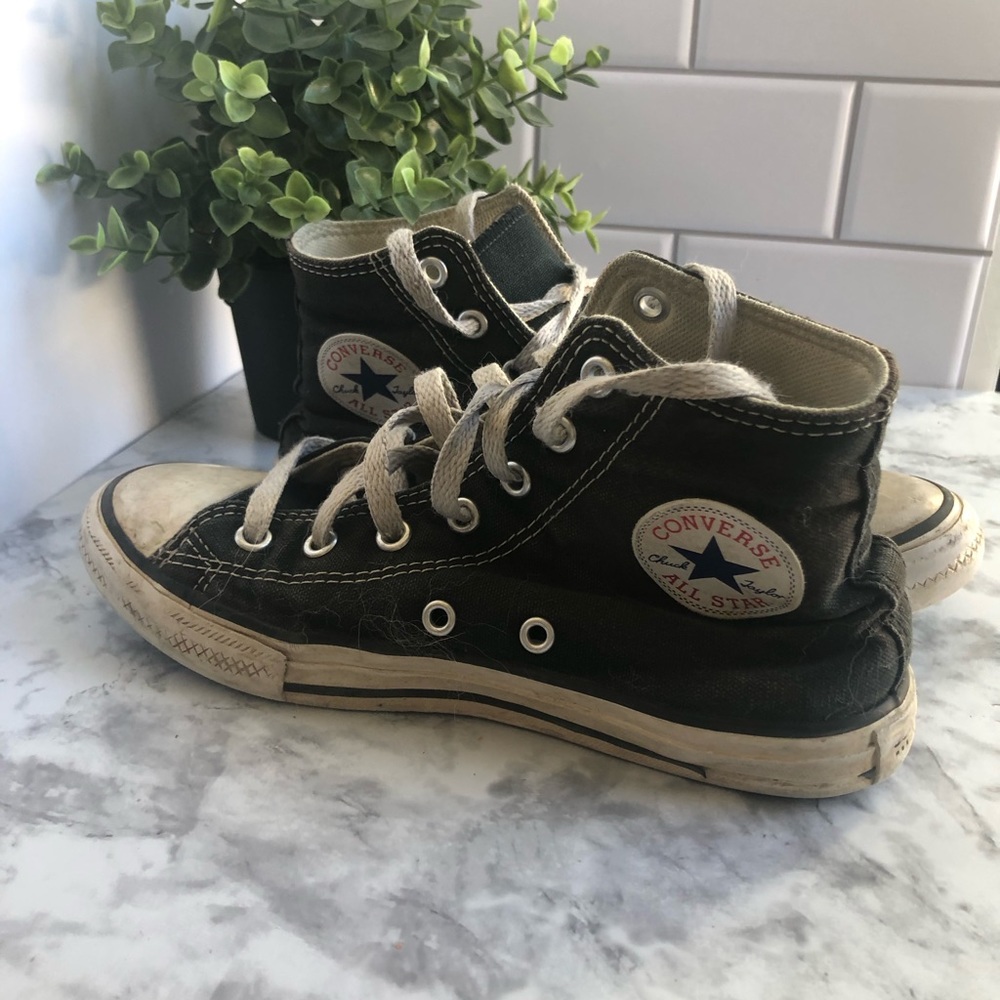 Converse Kids Black High-Top Sneakers